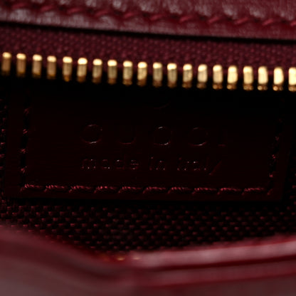 Gucci Boarded Dyana Lux Mini Moon Side Shoulder Bag Rosso Ancora 5 of 8