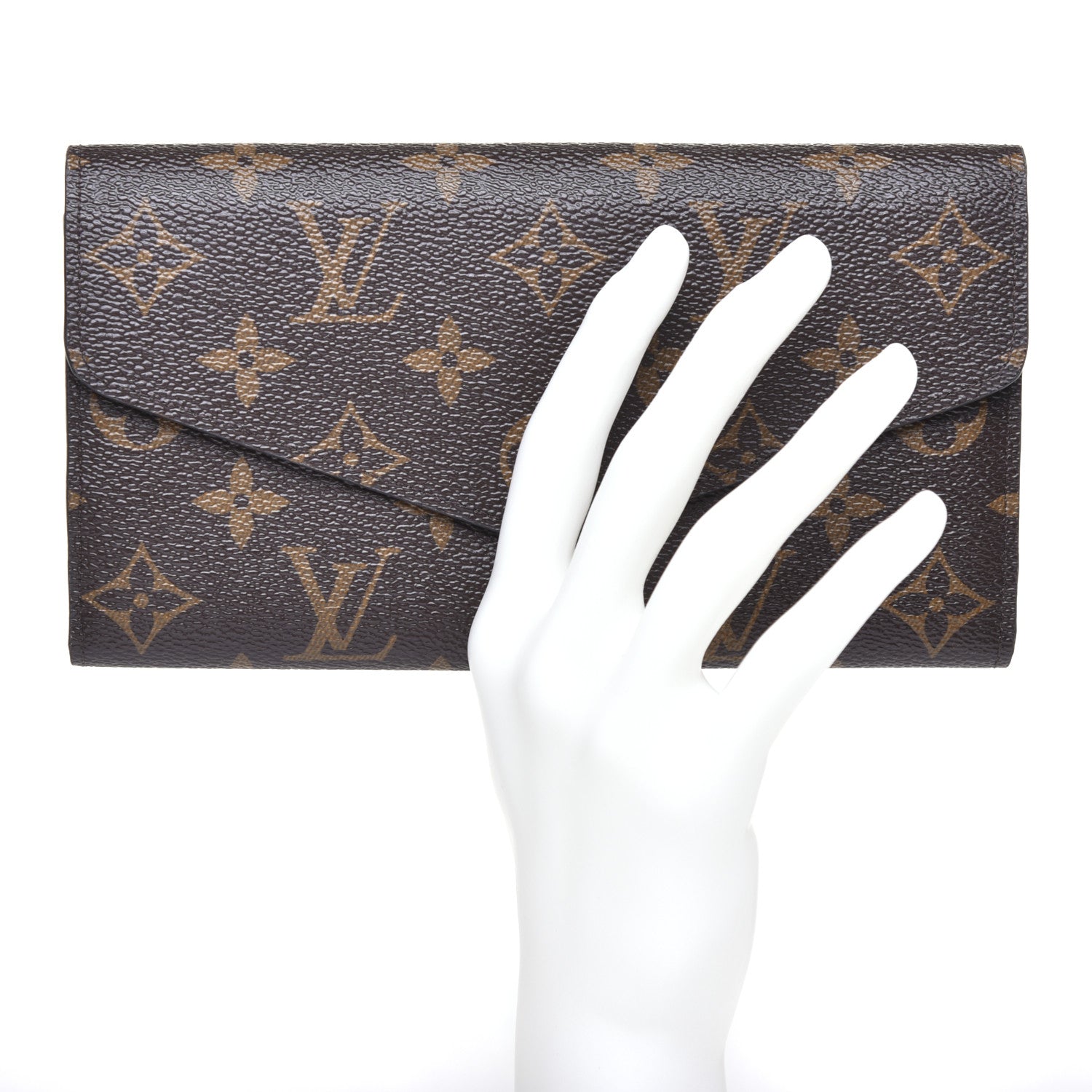 Louis Vuitton Monogram Sarah Wallet NM Rose Ballerine 2 of 8