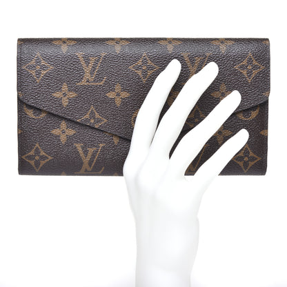 Louis Vuitton Monogram Sarah Wallet NM Rose Ballerine 2 of 8