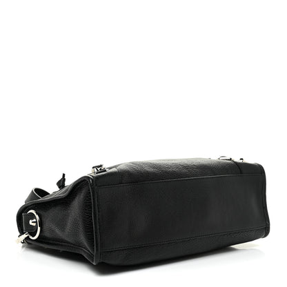 Balenciaga Chevre Silver Metallic Edge Hardware S City Black 5 of 12