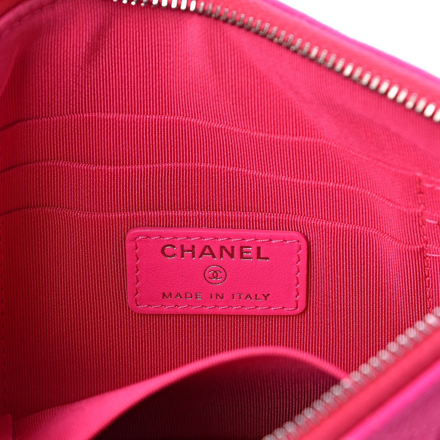Chanel Goatskin Quilted Medium Reissue Cosmetic Case Pink 6 of 8
