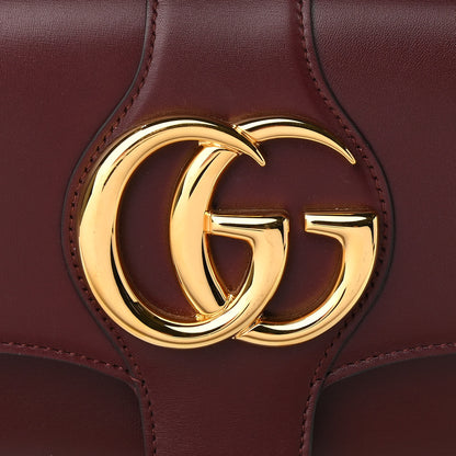 Gucci Vitello Palmellato Lux Small Arli Flap Shoulder Bag Vintage Bordeaux 12 of 12