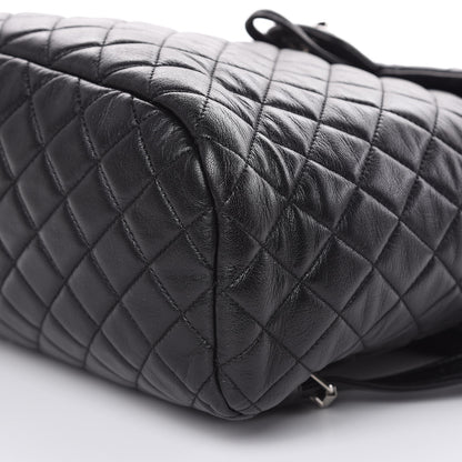 Chanel Lambskin Quilted Large Urban Spirit Backpack Black 9 of 19