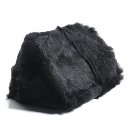 Prada Eco Lapin Faux Fur Handbag Black 4 of 9