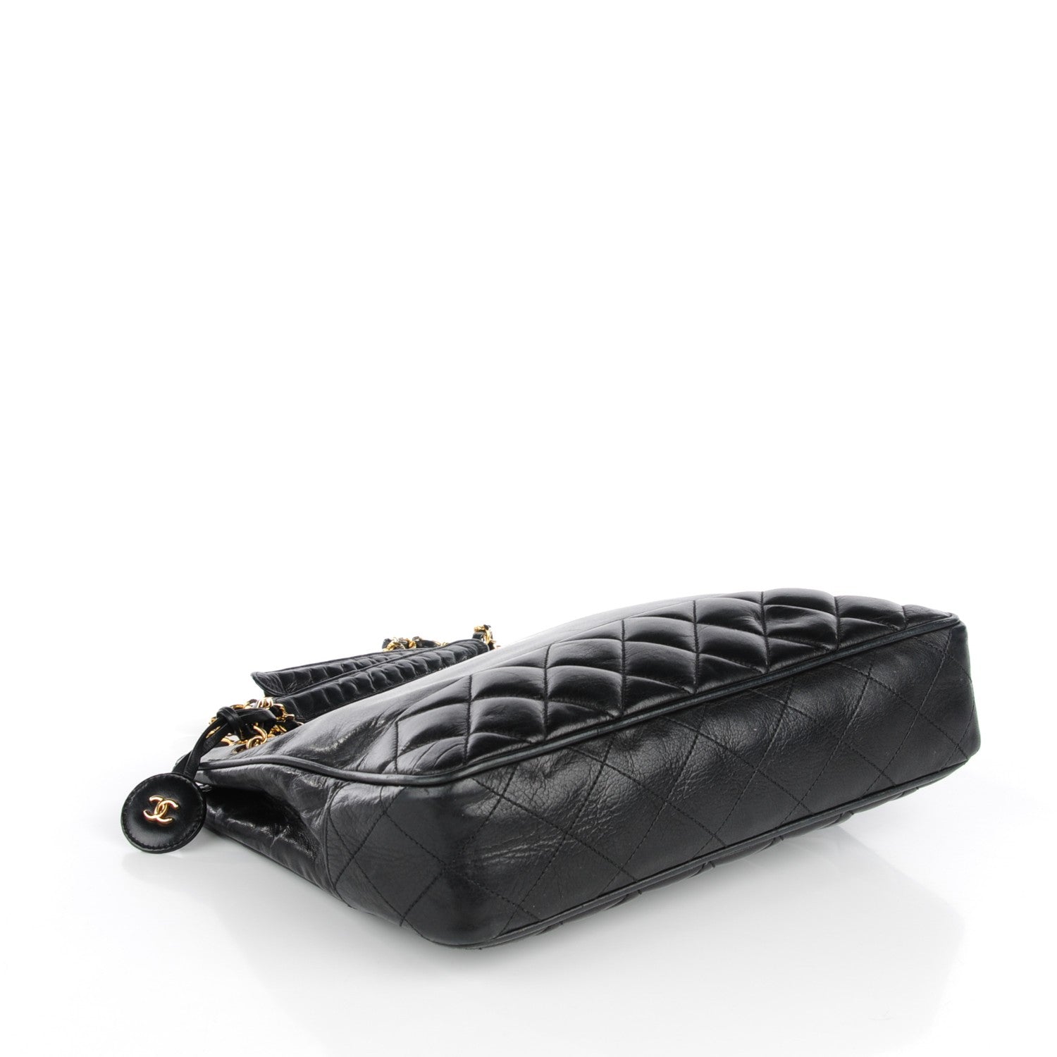Chanel Lambskin Quilted Shoulder Bag Black 4 of 9