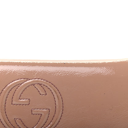 Gucci Patent Soho Continental Wallet Dark Cipria 11 of 11