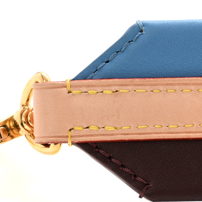 Louis Vuitton Calfskin Cluny MM Shoulder Strap Blue Glacial 4 of 5