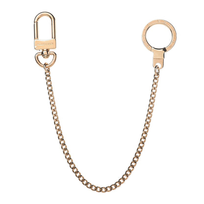 Louis Vuitton Metal Pochette Extender Key Ring Chain Gold 1 of 5