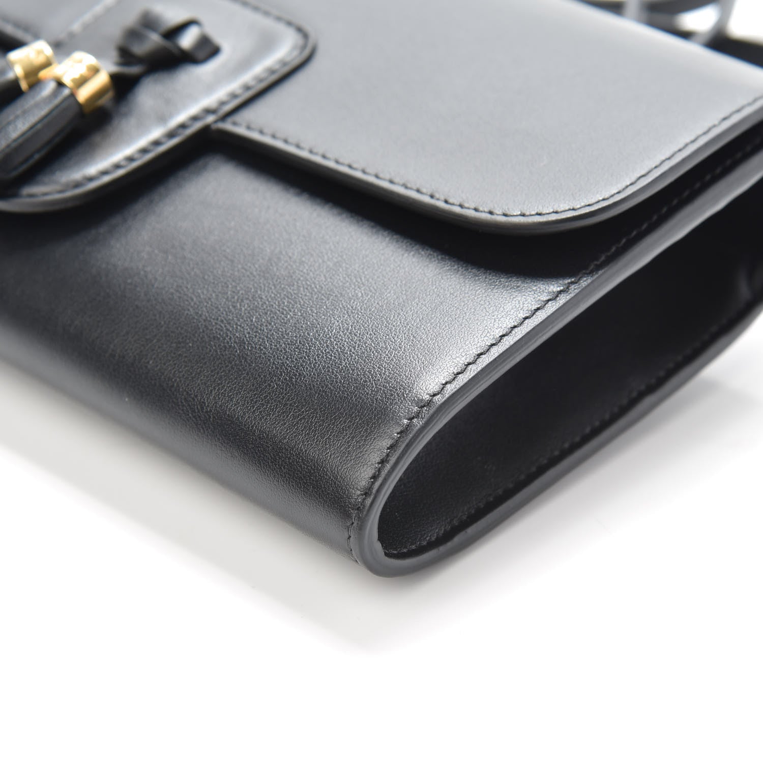 Celine Smooth Calfskin Tassel Belt Bag Black 9 of 9