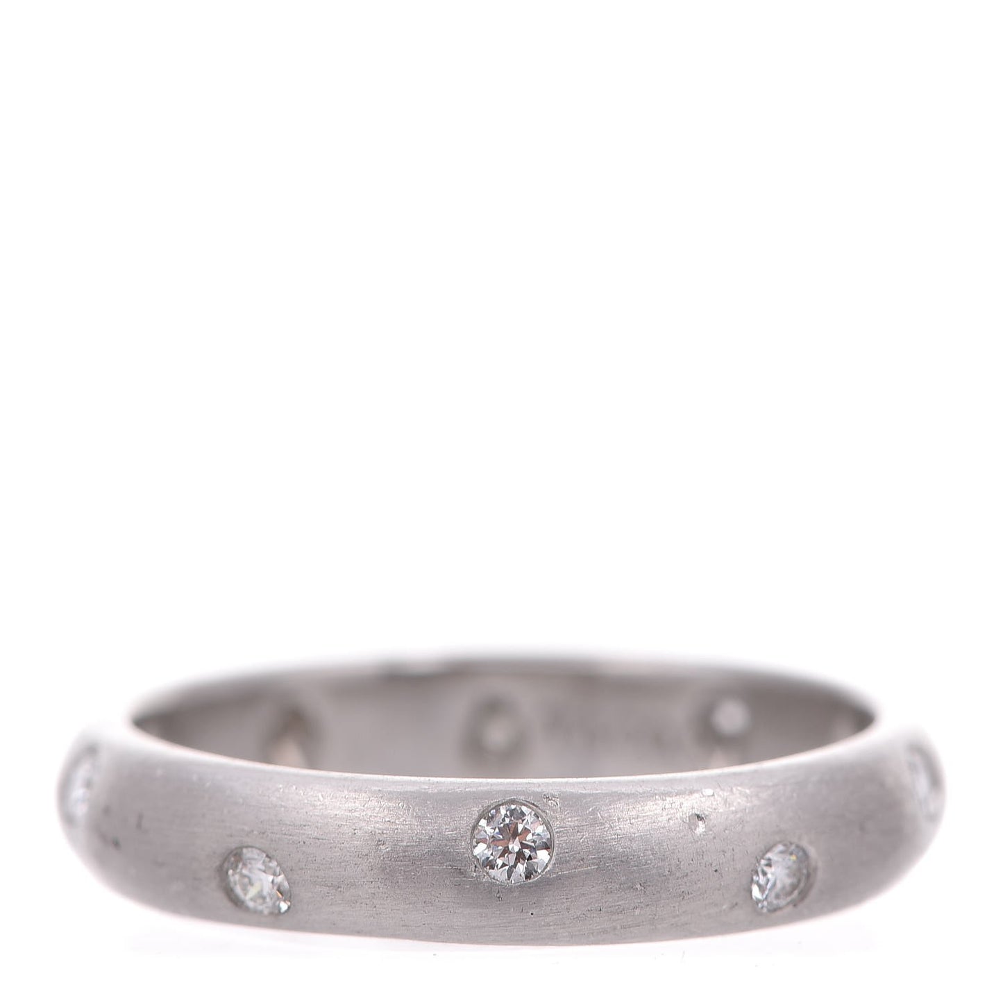 Platinum Diamond 4mm Etoile Band Ring 57 8