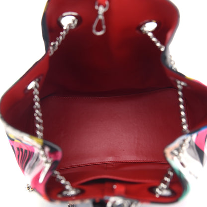 Christian Louboutin Calfskin Loubiballage Backpack Multicolor 7 of 8