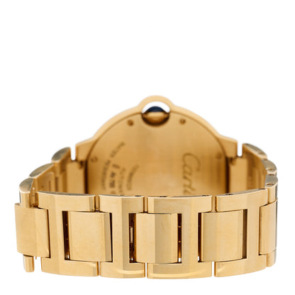 Cartier 18K Yellow Gold 36mm Ballon Bleu De Cartier Automatic Watch 3 of 4