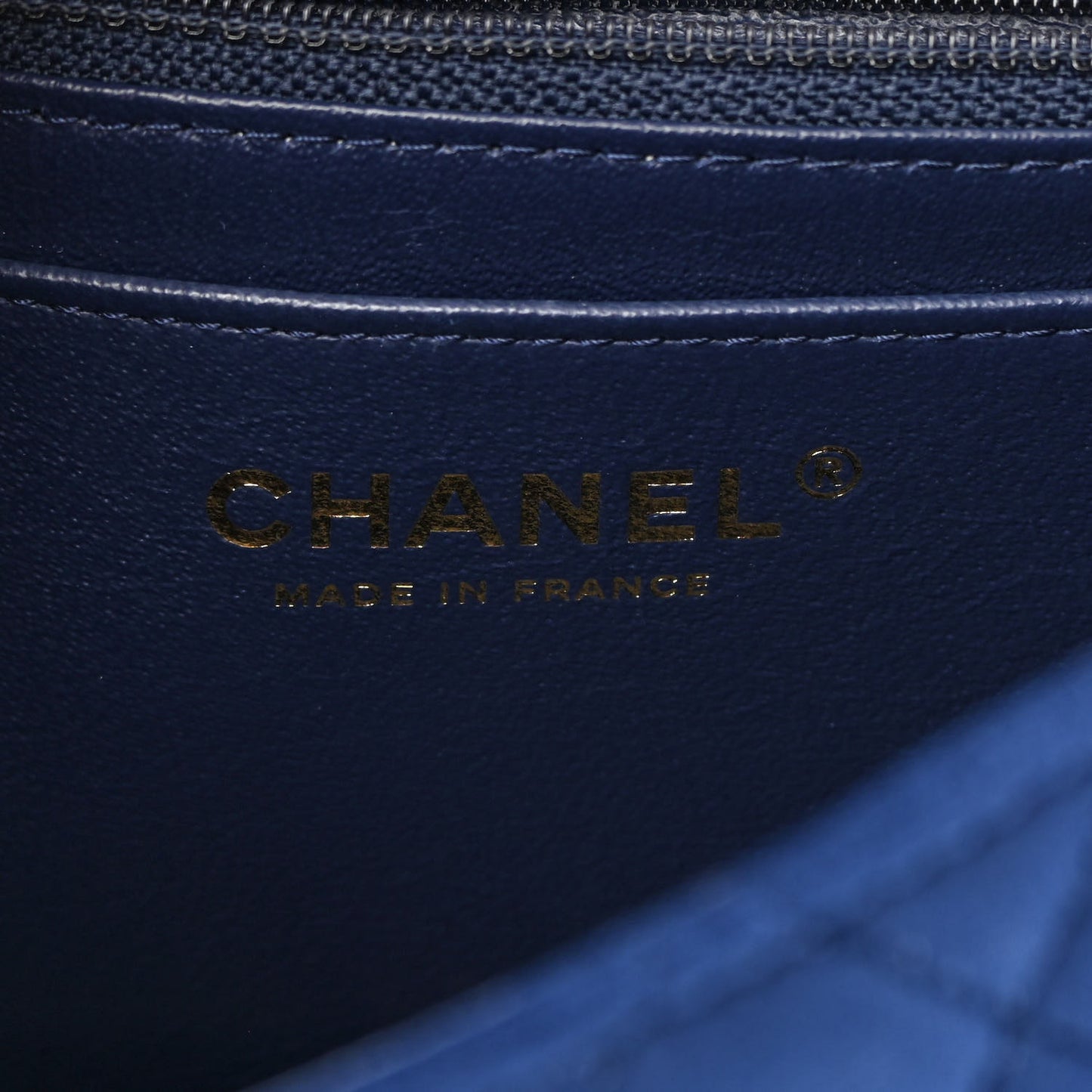 Velvet Quilted Mini 2.55 Reissue Flap Blue