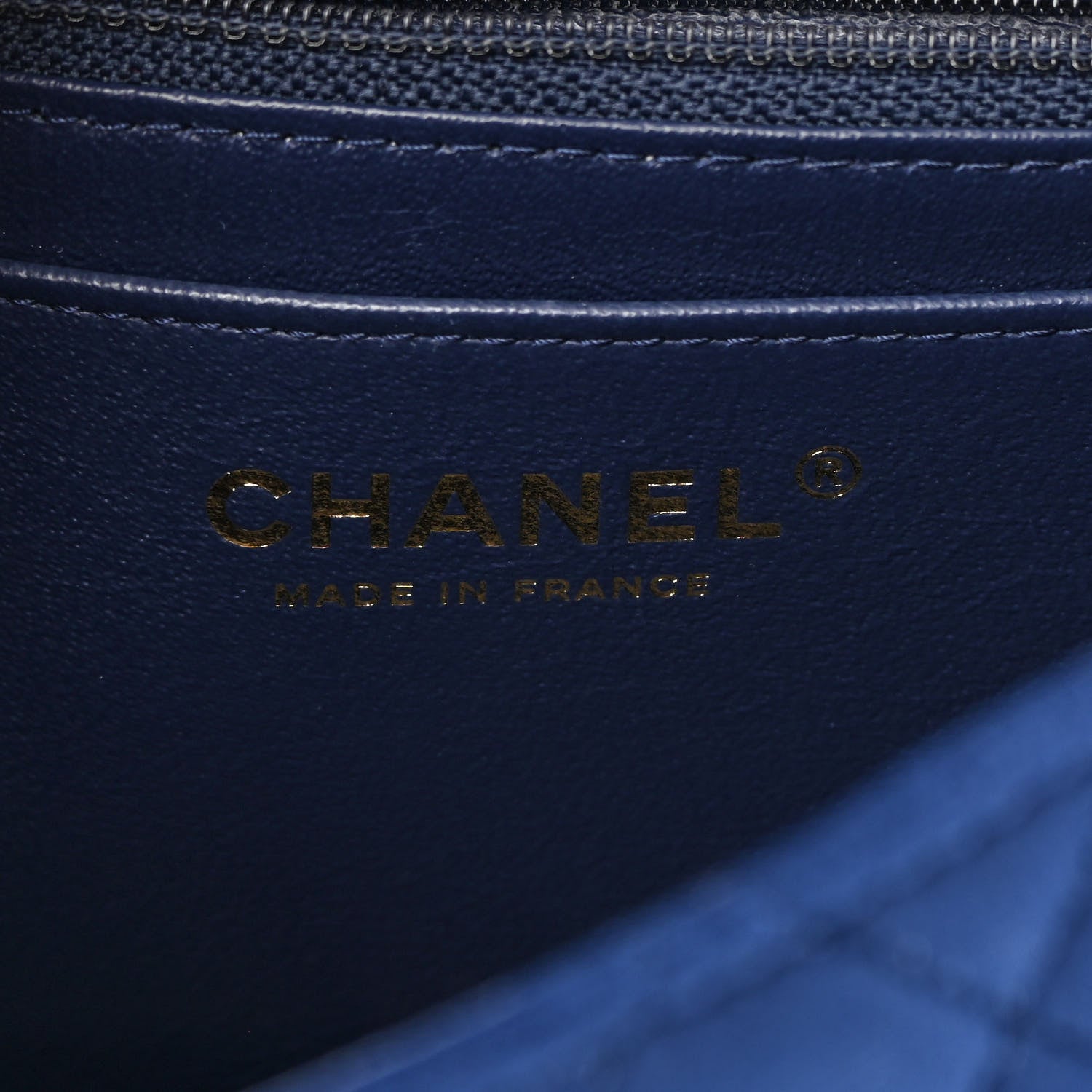 Chanel Velvet Quilted Mini 2.55 Reissue Flap Blue 6 of 10