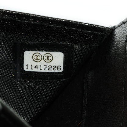 Chanel Leather CC Yen Wallet Black 8 of 8