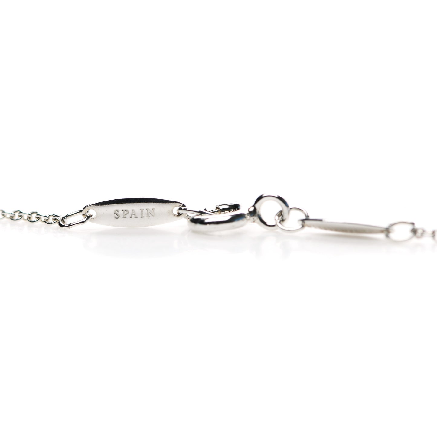 Sterling Silver Elsa Peretti Two Carat Faceted Pendant Necklace