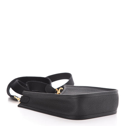 Hermes Taurillon Clemence Evelyne TPM Black 4 of 11