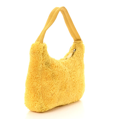 Prada Terry Cloth Mini Re-Edition 2000 Bag Giallo Black 3 of 11
