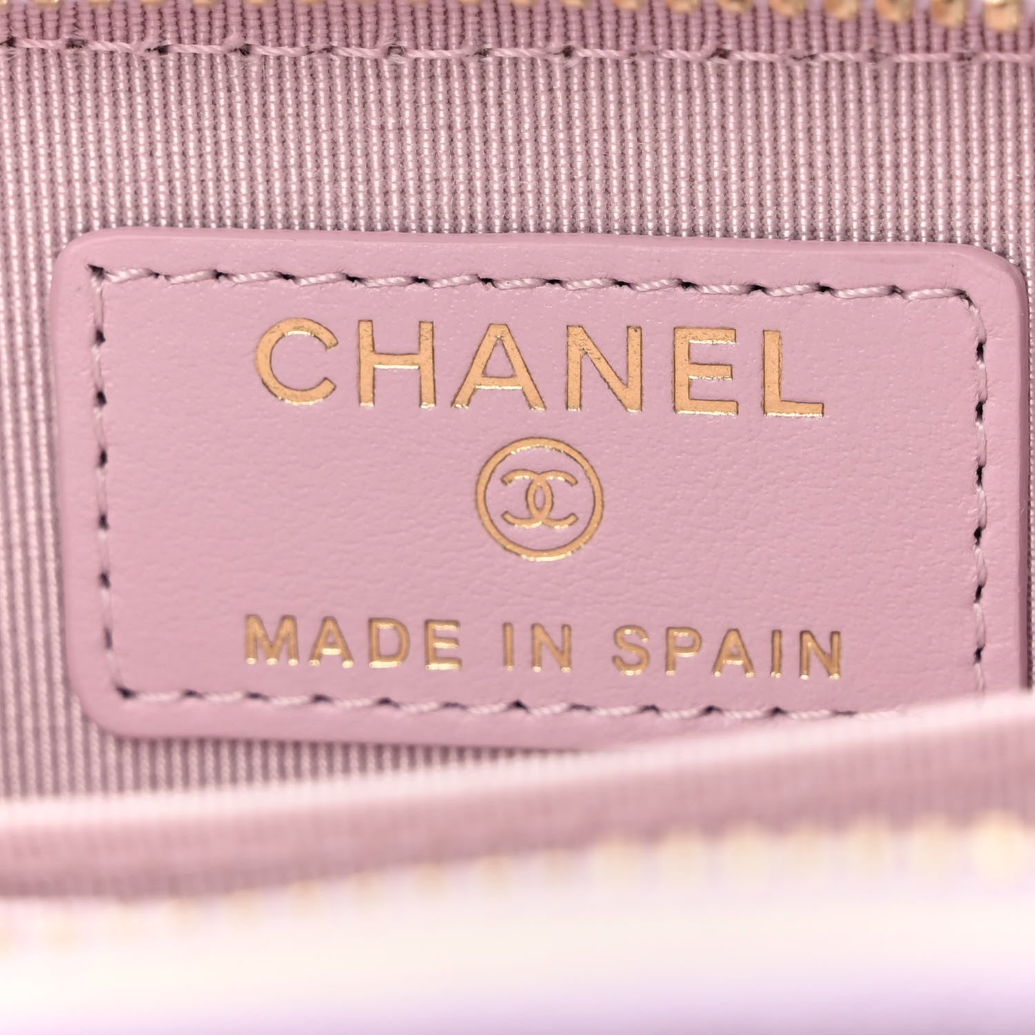 Chanel Caviar Quilted Zip Coin Purse Light Pink 6 of 8