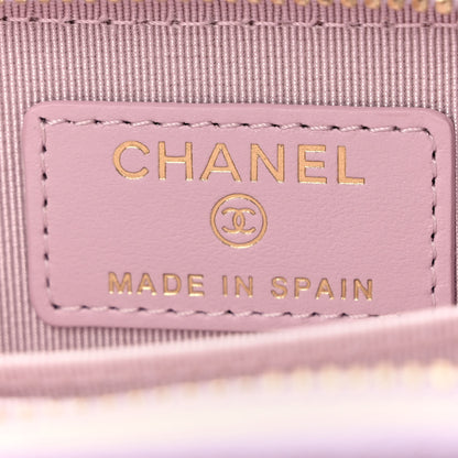 Chanel Caviar Quilted Zip Coin Purse Light Pink 6 of 8