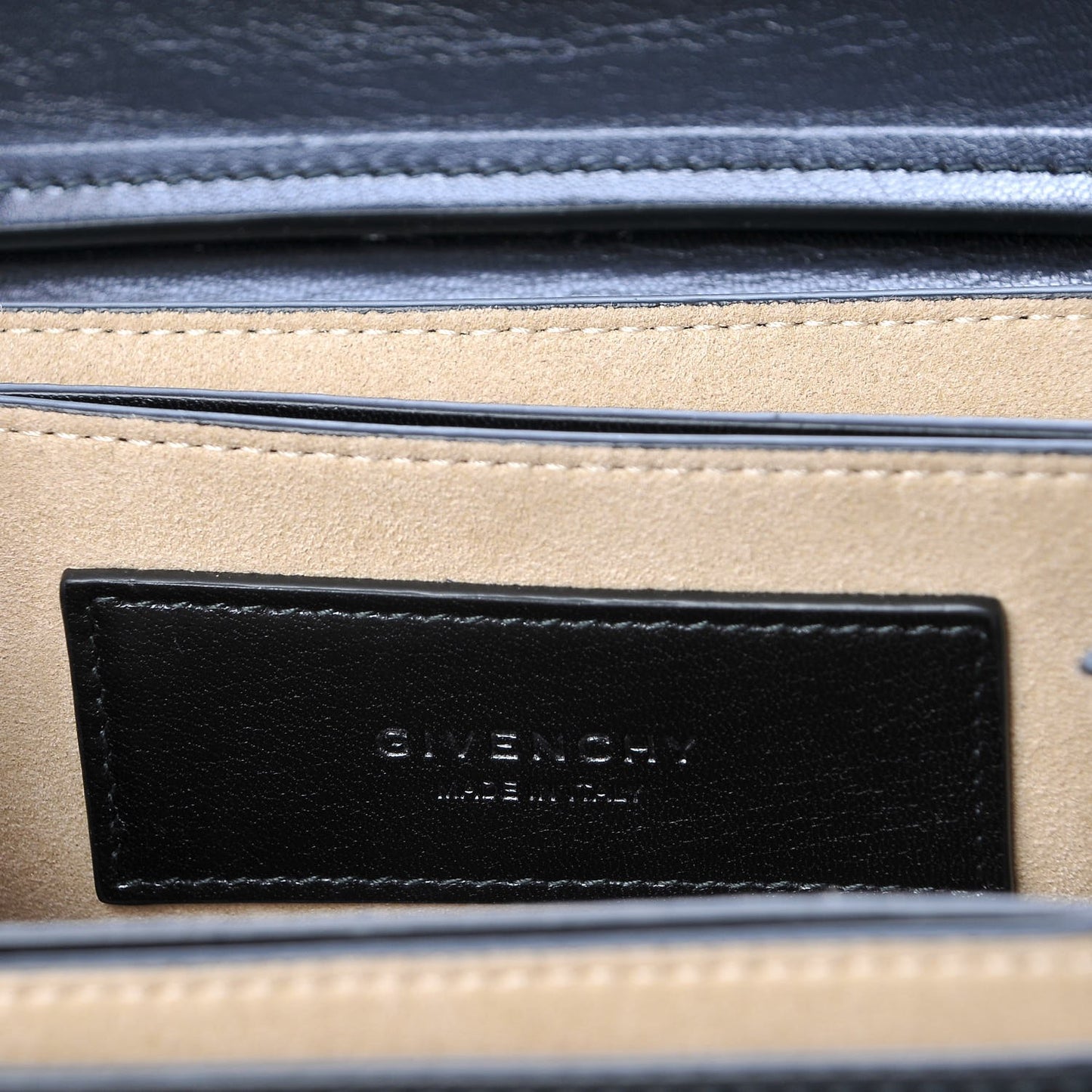 Goatskin Quilted Small GV3 Shoulder Bag Black