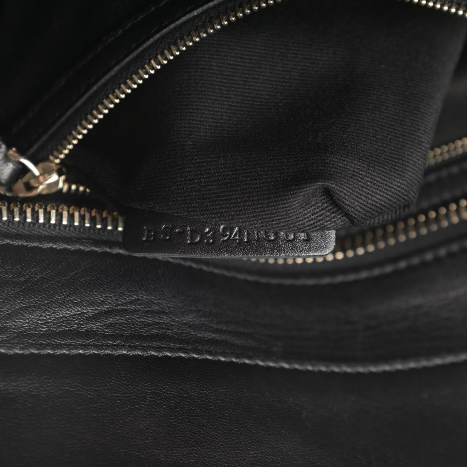 Valentino Garavani Lambskin Crystal B Diamond Tote Black 7 of 21