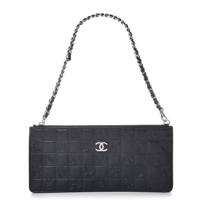 Chanel Lambskin Precious Symbols Pochette Black 1 of 9