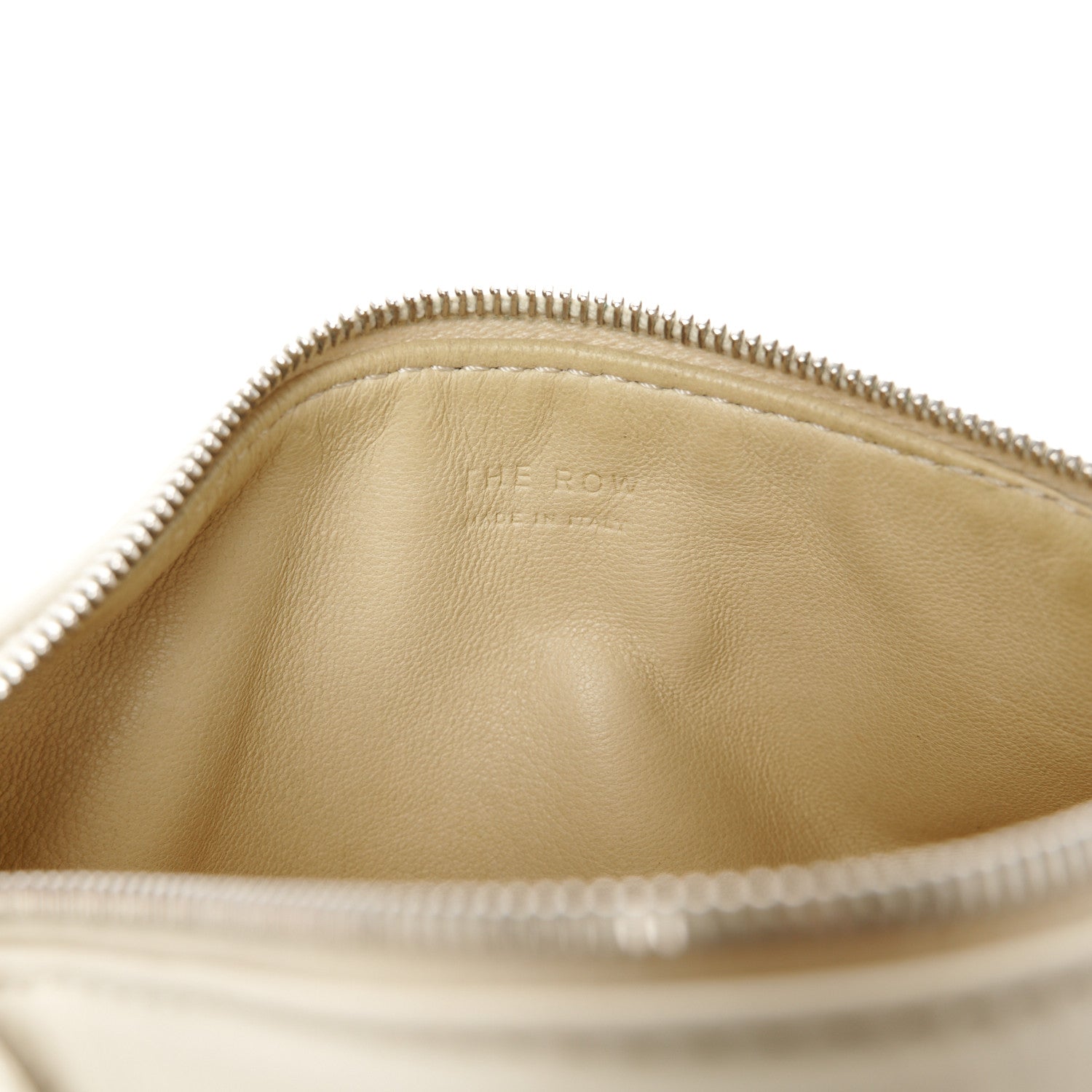 The Row Grained Calfskin 90's Bag Ivory 6 of 13
