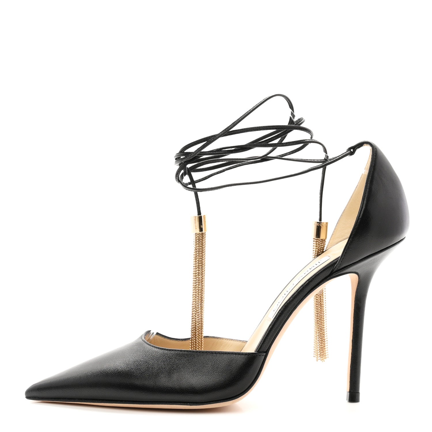 Jimmy Choo Nappa Eris 100 Pumps 40 Black 1 of 9