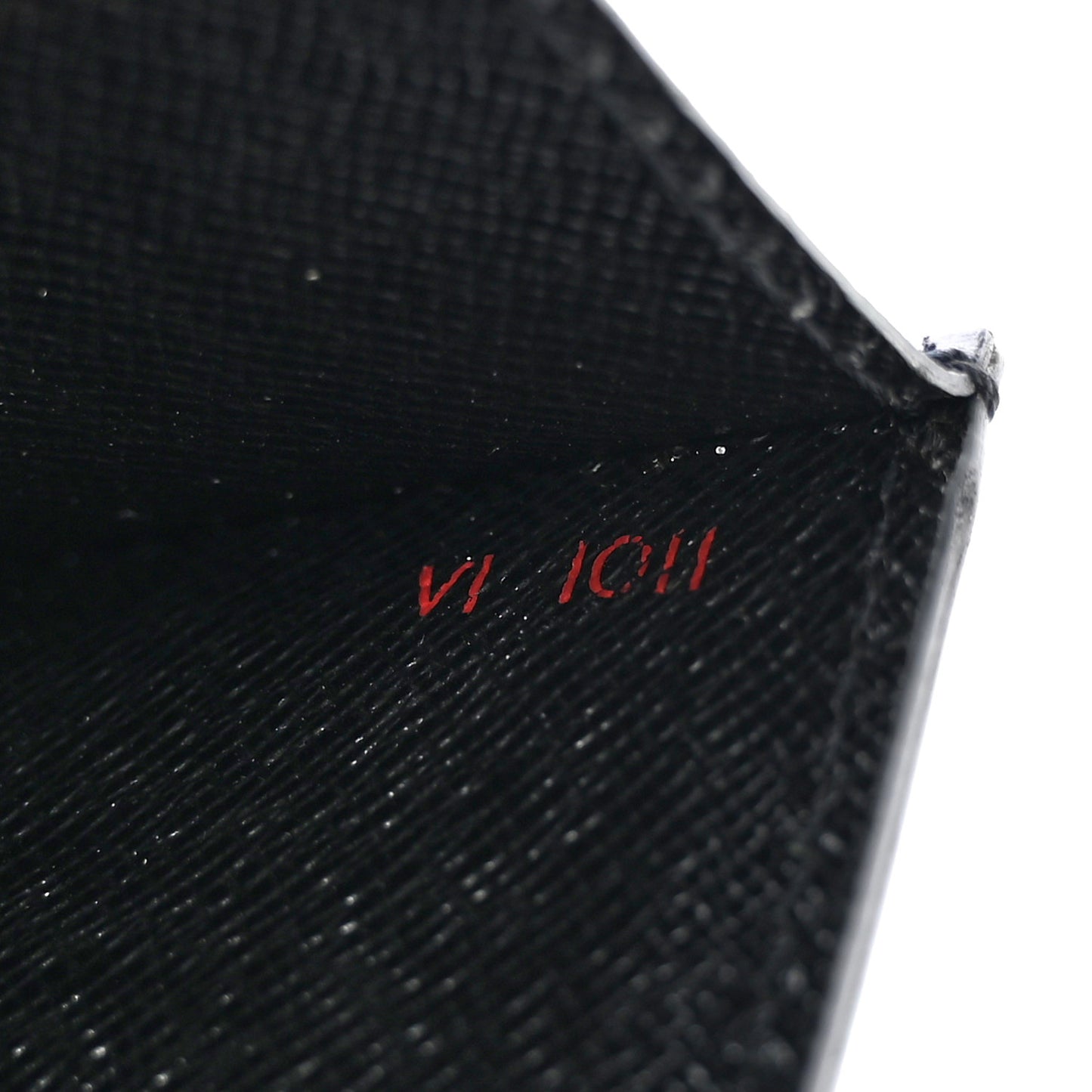 Epi Pochette Sellier Dragonne Clutch Black