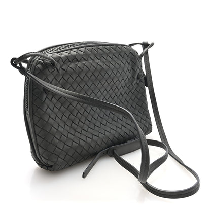 Bottega Veneta Nappa Intrecciato Nodini Crossbody Messenger New Light Grey 4 of 10