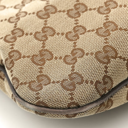 Gucci Monogram Medium New Britt Hobo Dark Brown 10 of 12