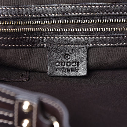 Gucci Monogram Large Wave Hobo Dark Brown 6 of 12