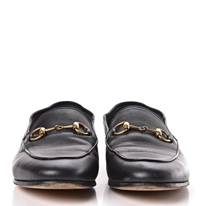 Gucci Lambskin Womens Brixton Horsebit Loafers 36 Black 2 of 16