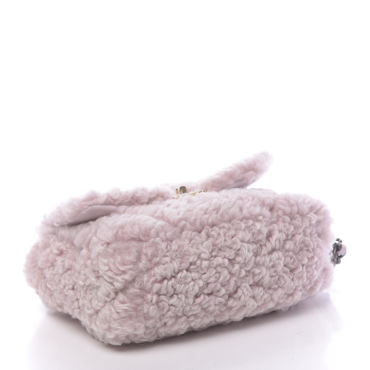 Shearling Sheepskin Medium 19 Flap Light Pink