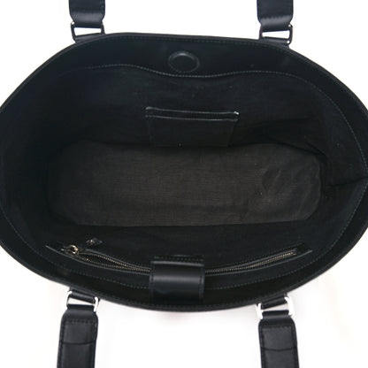 Gucci GG Supreme Monogram Web Tote Black Grey 5 of 11