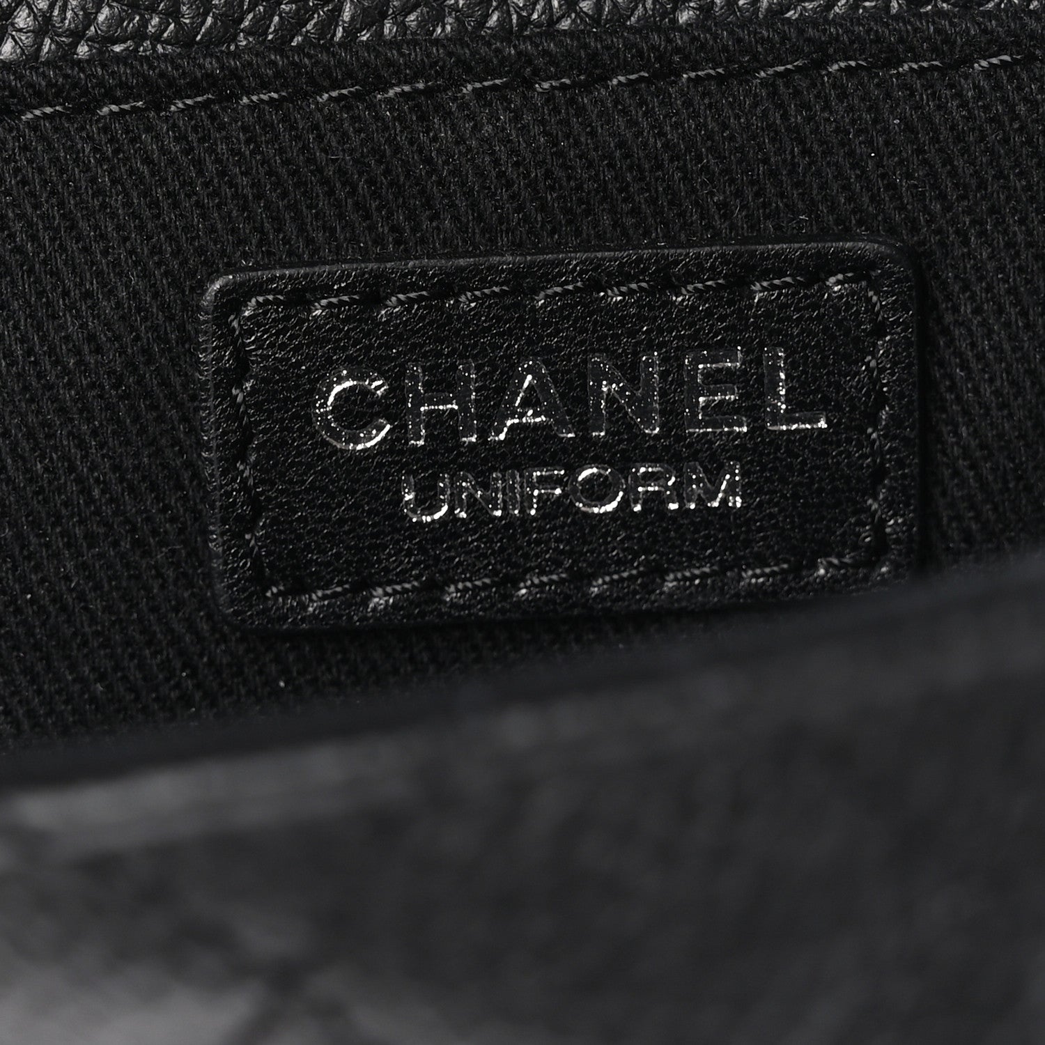 Chanel Grained Calfskin Quilted 2.55 Reissue Flap Belt Bag Clutch Black 6 of 11