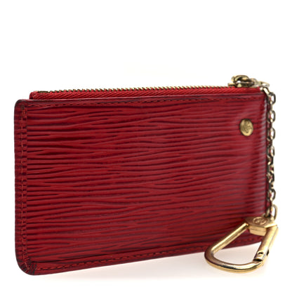 Louis Vuitton Epi Key Pouch Castillan Red 3 of 6