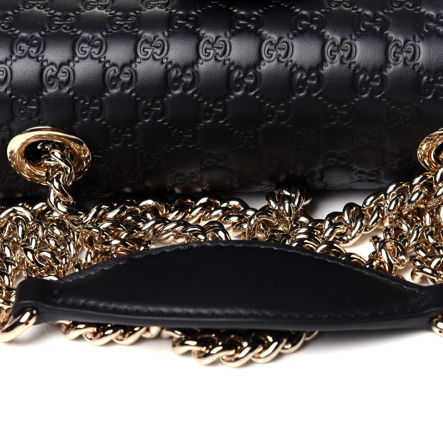 Microguccissima Mini Emily Shoulder Bag Black