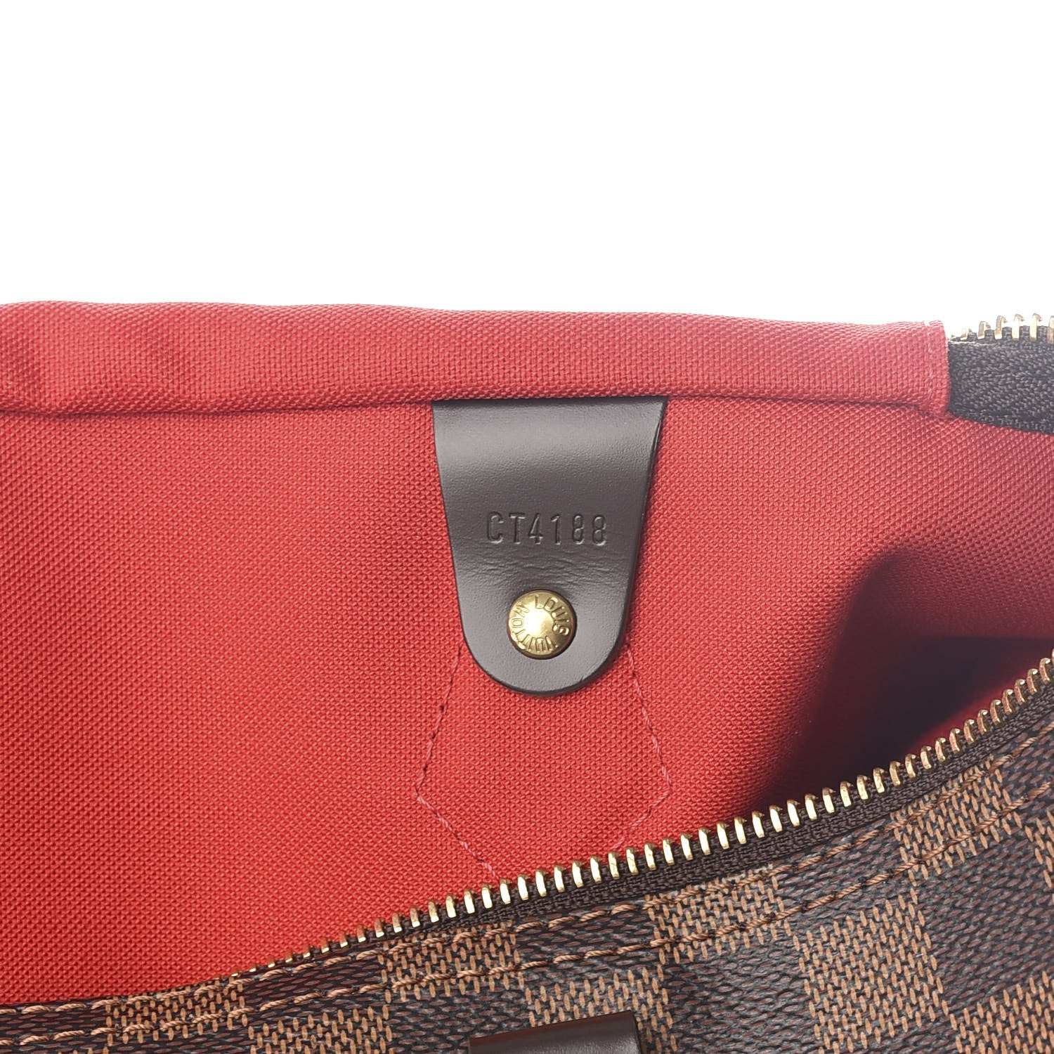 Louis Vuitton Damier Ebene Speedy 35 6 of 12