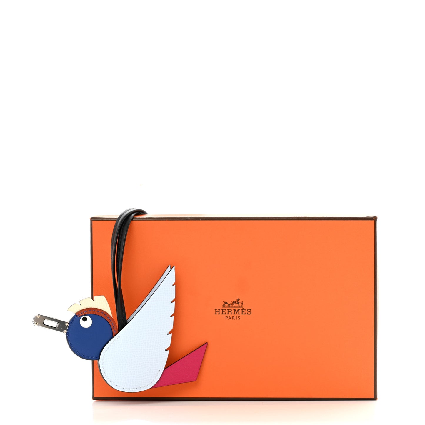 Epsom Swift Chevre Mysore Birdy Bag Charm Bleu Brume Rose Mexico Bleu Royal Cuivre Nata Black