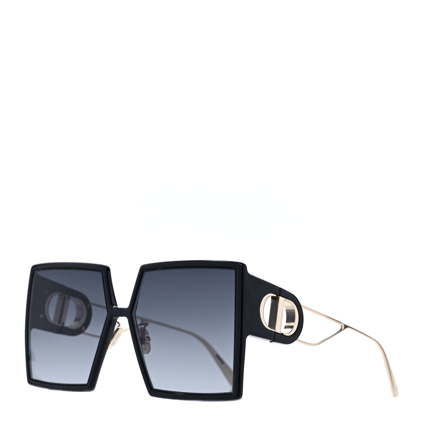 Square 30 Montaigne Sunglasses Black