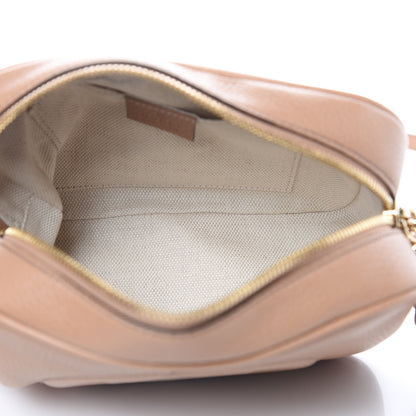 Gucci Pebbled Calfskin Small Soho Disco Bag Camelia 5 of 9