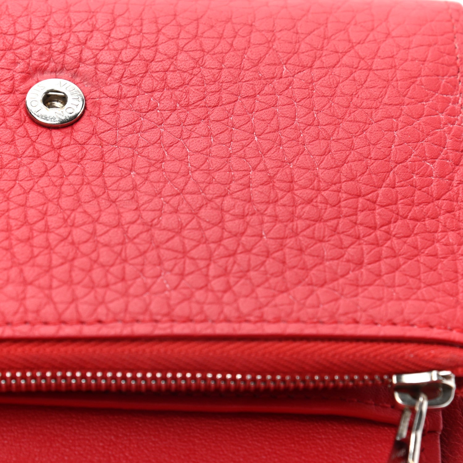 Louis Vuitton Taurillon Capucines Compact Wallet Rubis 10 of 10