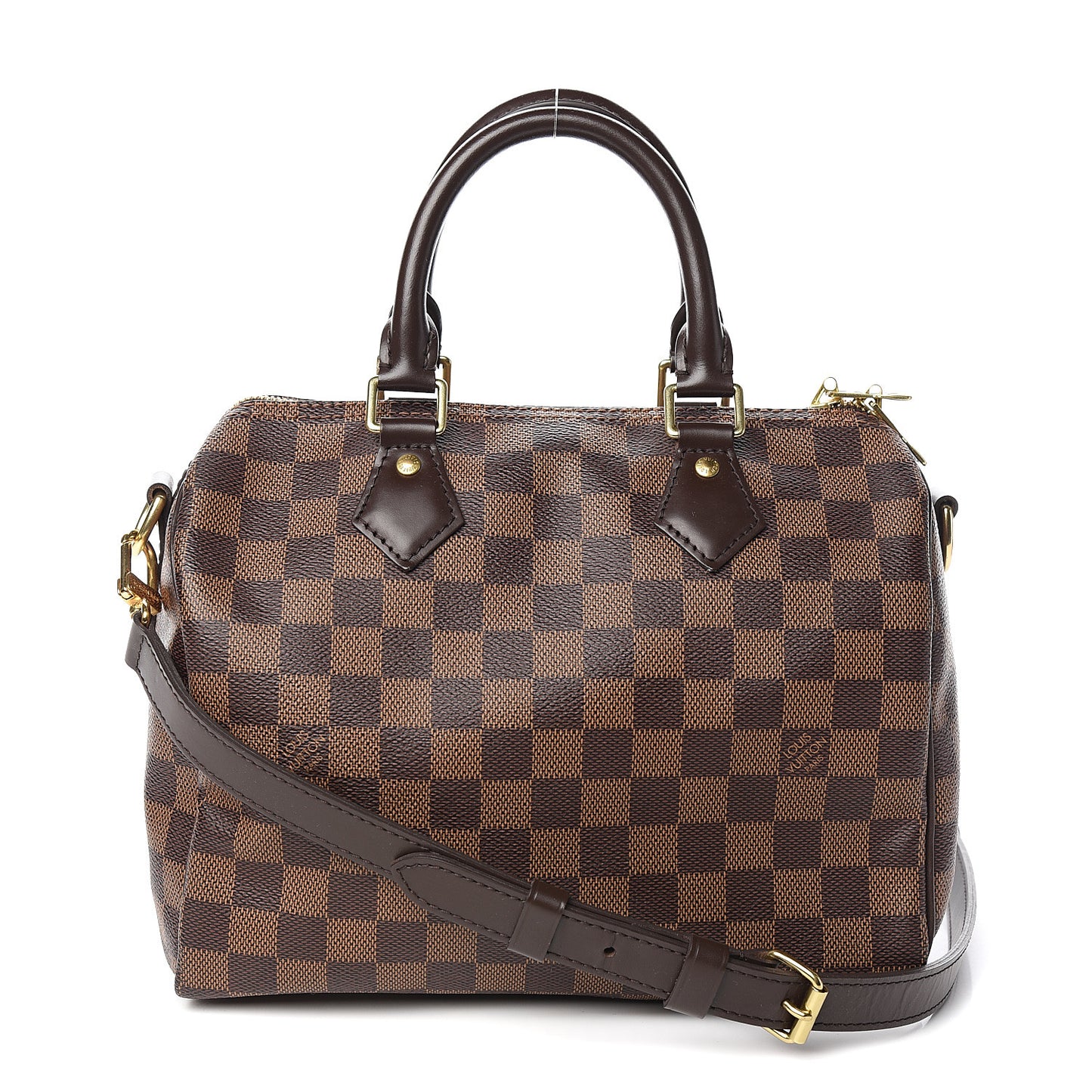 Damier Ebene Speedy Bandouliere 25