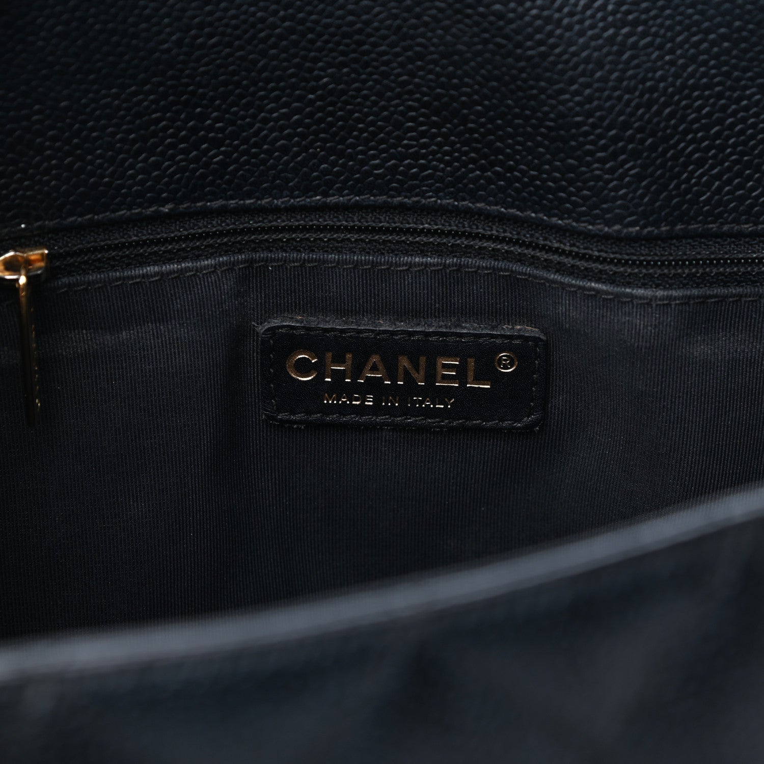 Chanel Caviar Quilted Grand Shopping Tote GST Black 6 of 9