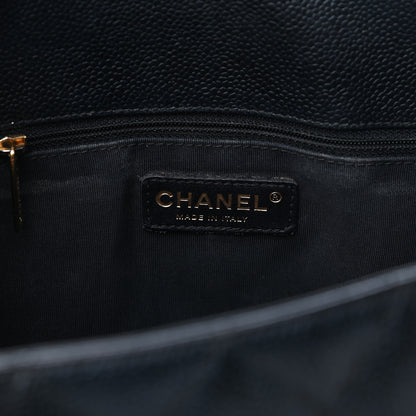 Chanel Caviar Quilted Grand Shopping Tote GST Black 6 of 9