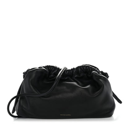 Mansur Gavriel Lambskin Cloud Clutch Black Flamma 1 of 10