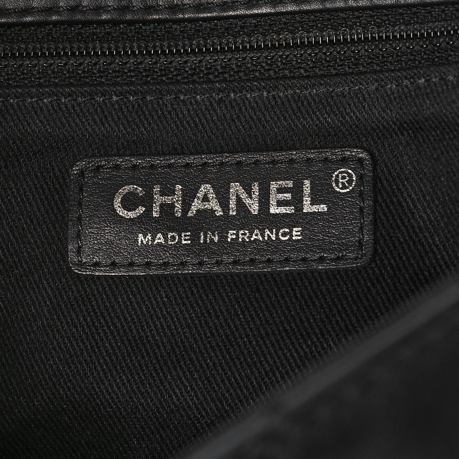 Chanel Calfskin Quilted Double Stitch Hamptons Clutch with Chain Black 6 of 11