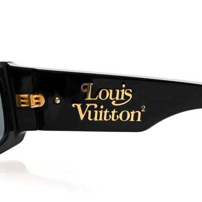 Louis Vuitton Acetate LV Lock Sunglasses Z1361W Black 5 of 7